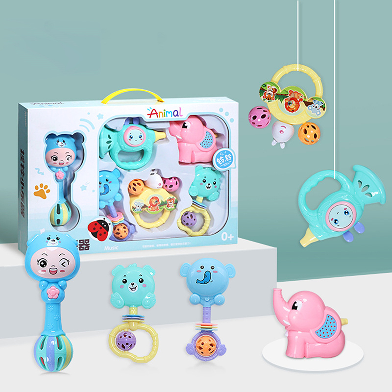 Набор из 1/7 предметов: детски – обзор и цена Baby Rattle Toy Set