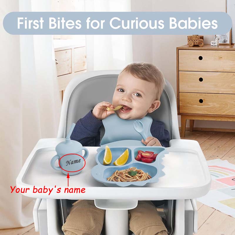 Детская силиконовая посуда, ди – обзор и цена Baby Led Weaning Set