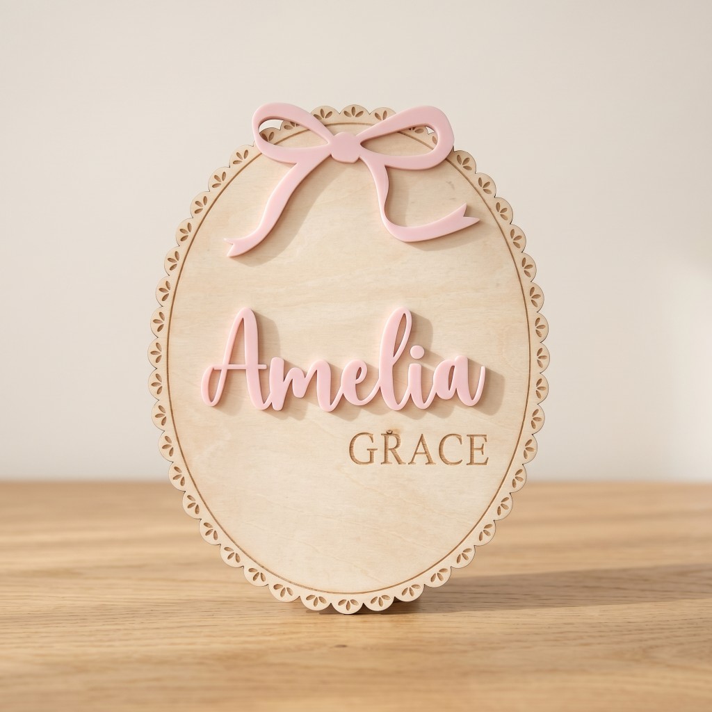 1 шт. Деревянная табличка с им – обзор и цена Baby Products Decoration
