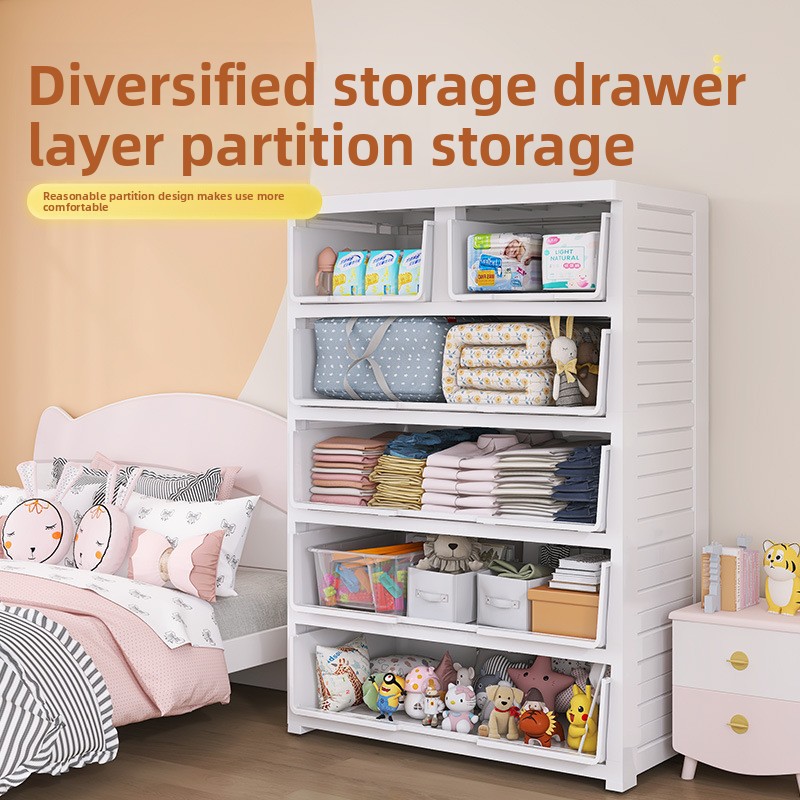 Утолщенный пластиковый шкаф-ор – обзор и цена Baby Products Storage Box